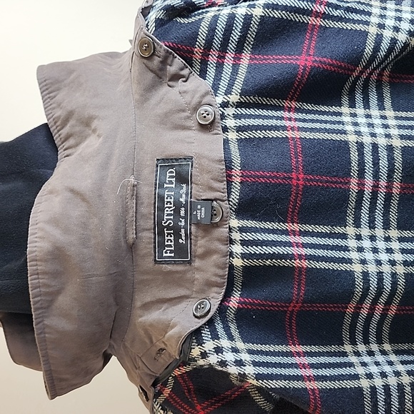 Fleet Street Ltd. Men's Brown Coat/Jacket with Detachable Flannel Lining & Hood - Picture 9 of 12